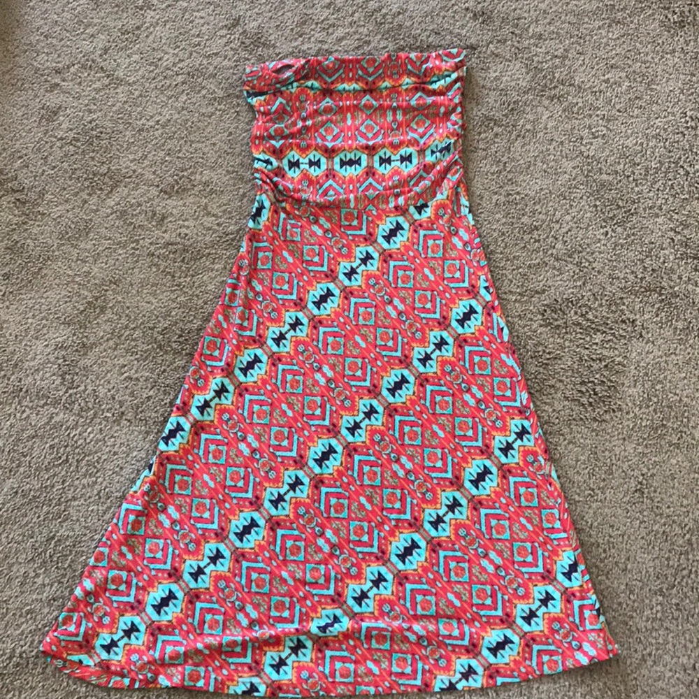 Strapless dress